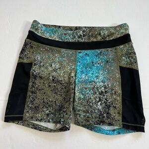 Lole Athletic Shorts Size Small Green Blue